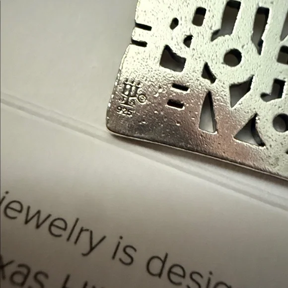 James Avery Retired Faith Hope Love 3D sterling silver charm EUC cut - Picture 3 of 7